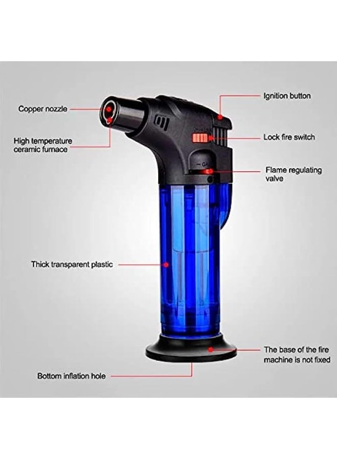High Power Gas Torch Lighter – Adjustable Blue Flame Torch (Butane NOT Included) - Image 2